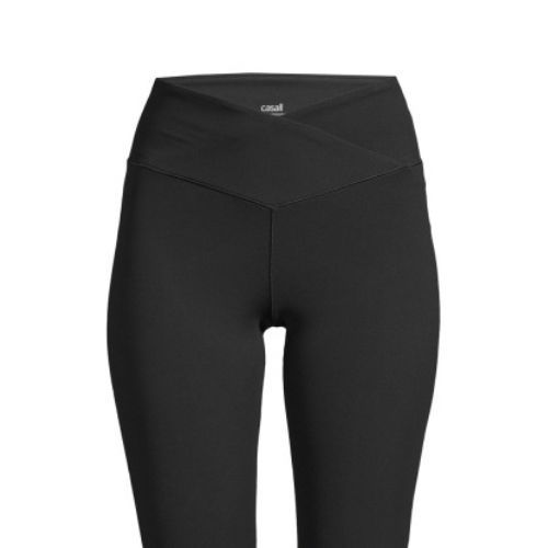 Casall Overlap High Waist Damen Trainingsleggings schwarz 22500