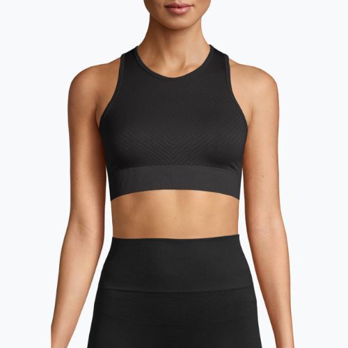 Casall Essential Block Seamless Sport Damen Trainingstop schwarz 22114