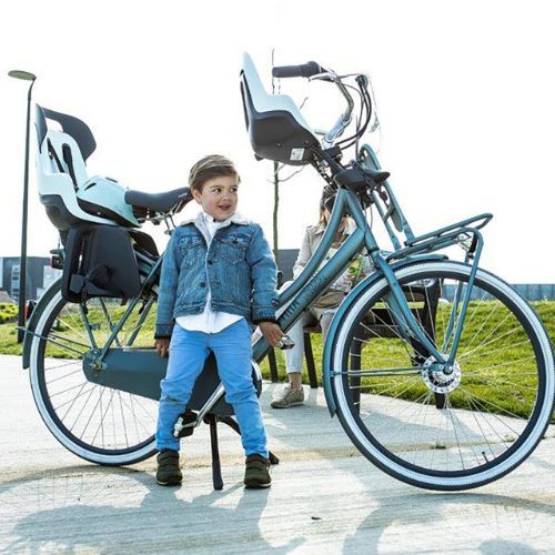 Hinterer Rahmen Fahrradsitz bobike Go 1P grün-grau 8012400003