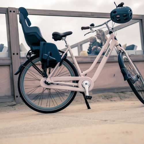 Bobike Go RS Gepäckträger Fahrradsitz grau/schwarz 8012600005