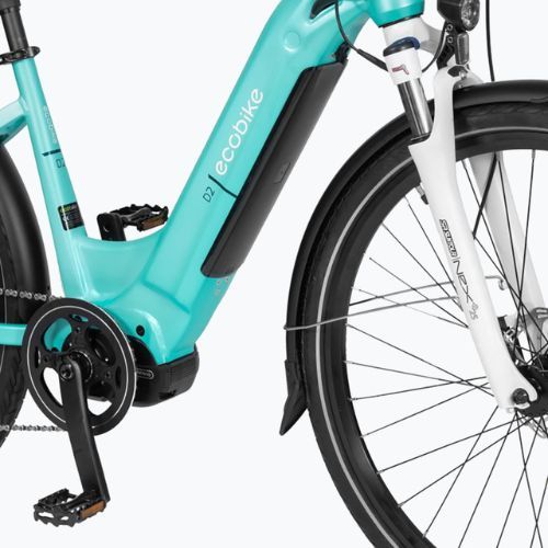 EcoBike D2 City/14Ah Smart BMS Elektrofahrrad blau 1010318