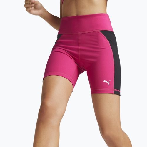 PUMA Fit 5" Trainingsleggings Kurz schwarz-rosa 523078 64