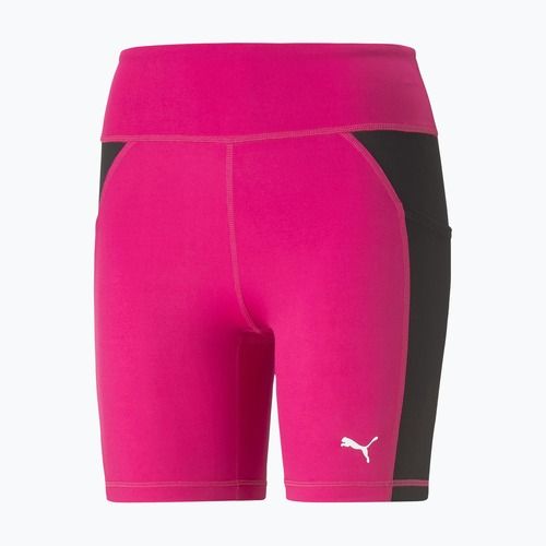 PUMA Fit 5" Trainingsleggings Kurz schwarz-rosa 523078 64