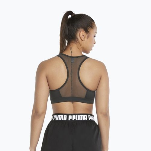 PUMA Mid Impact 4Keeps Graphic PM Fitness-BH schwarz 520306 06