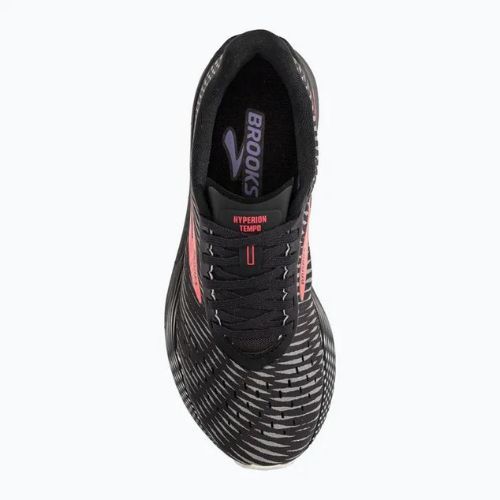 Brooks Hyperion Tempo Damen Laufschuhe schwarz und weiß 1203281B026