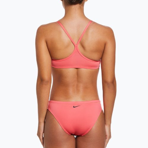 Zweiteiliger Damen-Badeanzug Nike Essential Sports Bikini rosa NESSA211-683