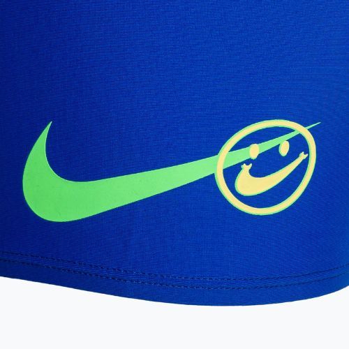 Nike Multi Logo Square Leg Kinder-Badehose blau NESSD042-494