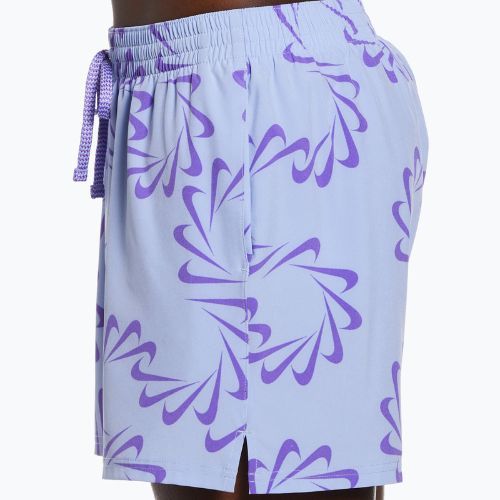 Herren Nike Swoosh Line 5" Volley-Shorts lila NESSD509-451