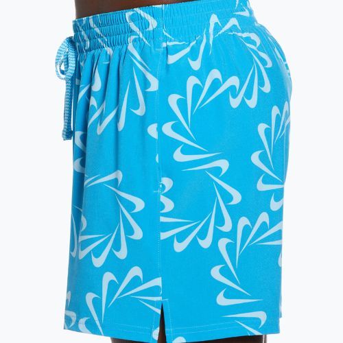 Herren Nike Swoosh Line 5" Volley-Shorts blau NESSD509-480