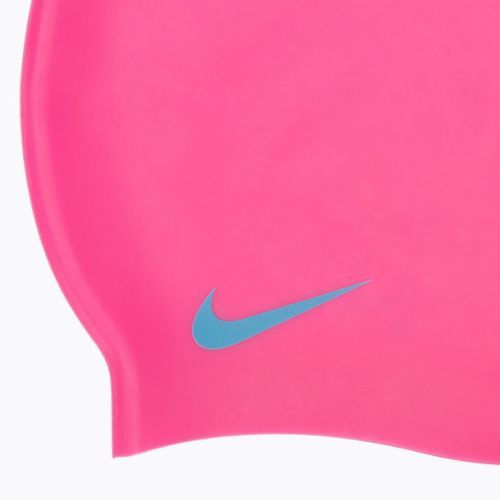 Nike Solid Silicone Kinderschwimmkappe rosa TESS0106-670