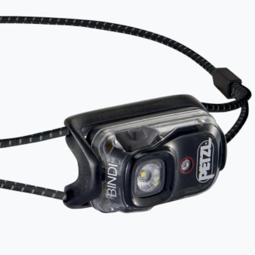 Petzl Bindi Kopftaschenlampe schwarz E102AA00