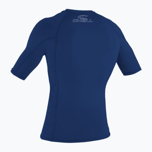 Herren O'Neill Basic Skins Rash Guard Schwimmen Shirt navy blau 3341