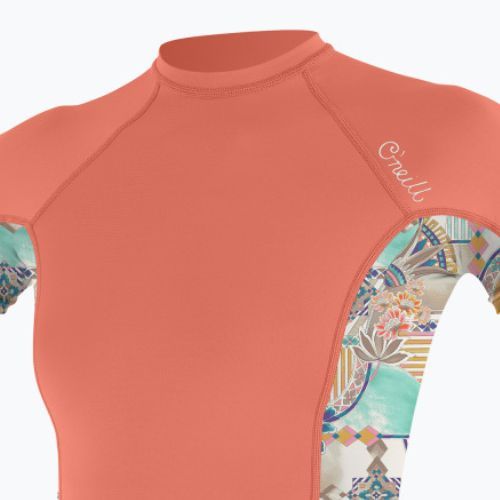 Damen-Badeshirt O'Neill Side Print Rash Guard orange 5405S