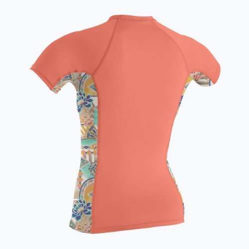 Damen-Badeshirt O'Neill Side Print Rash Guard orange 5405S