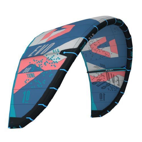 DUOTONE Evo SLS 2023 kite blau 44230-3013 kitesurfing drachen