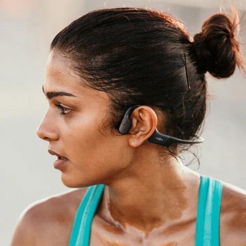 Shokz OpenRun drahtloser Kopfhörer schwarz S803BK