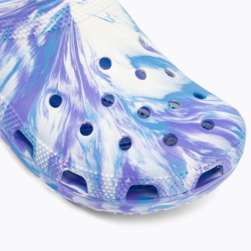 Crocs Classic Marbled Clog weiß 206867-1FK Pantoletten