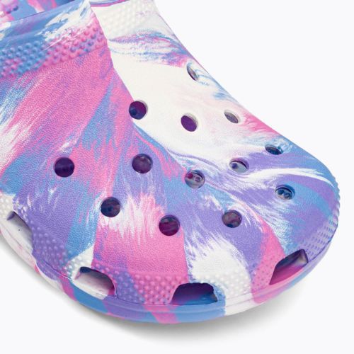 Crocs Classic Marbled Clog K Kinder-Pantoletten in der Farbe 207464-102