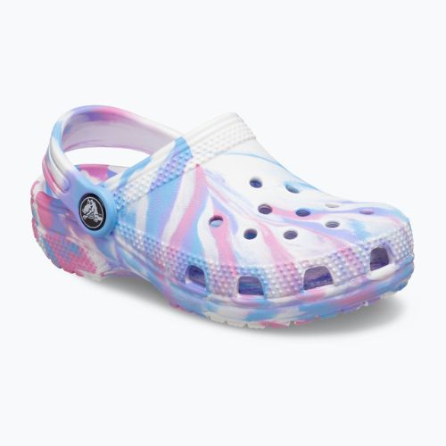 Crocs Classic Marbled Clog T bunt Kinder Pantoletten 206838-102