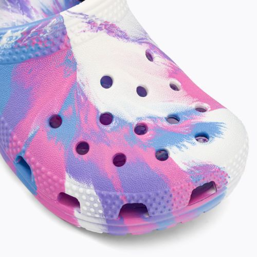 Crocs Classic Marbled Clog T bunt Kinder Pantoletten 206838-102