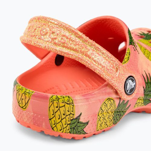 Crocs Classic Pool Party Clog K orange 207826-83E Pantoletten für Kinder