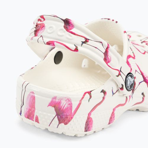 Crocs Classic Pool Party Clog K weiß 207826-1CW Pantoletten für Kinder