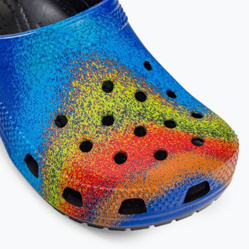 Kinder Crocs Classic Spray Dye Clog T schwarz 208094-0C4 Pantoletten