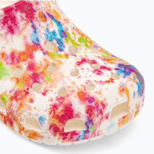 Crocs Classic Tie-Dye Graphic Clog T weiß 206994-83B Pantoletten für Kinder