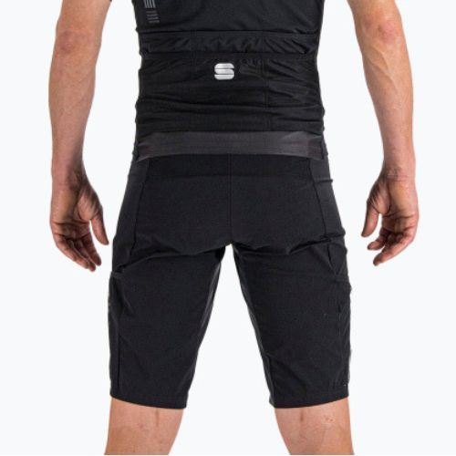 Herren Sportful Supergiara Overshort Radler-Shorts schwarz 1120507.002