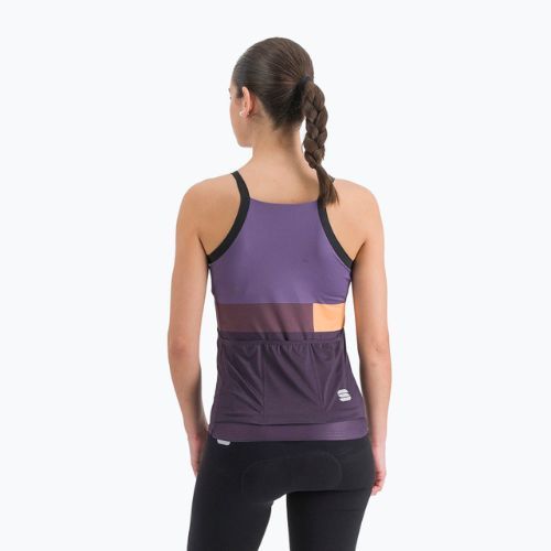 Damen Radtrikot Sportful Snap Top lila 1123024.502