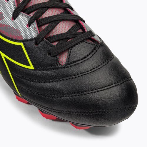 Herren Diadora Brasil Elite Veloce R LPU Fußballschuhe schwarz und rot DD-101.179181-D0136-39