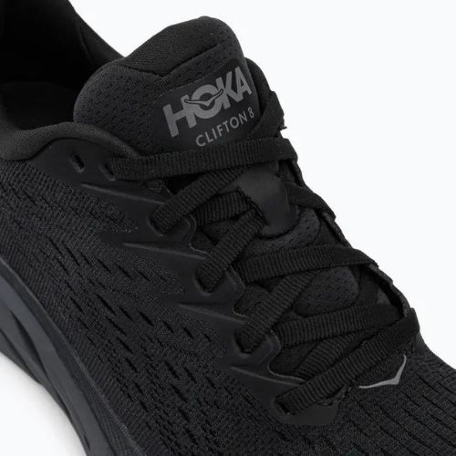 HOKA Herren Laufschuhe Clifton 8 schwarz 1119393-BBLC