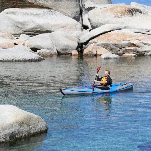 Advanced Elements AdvancedFrame Expedition TM Elite blau AE1009-XE 1-Personen aufblasbares Kajak