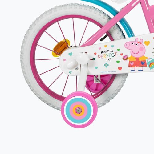 Toimsa 16" Peppa Pig Kinderfahrrad rosa 1695