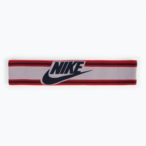 Herren Nike Elastisches Stirnband weiß und rot N1003550-123