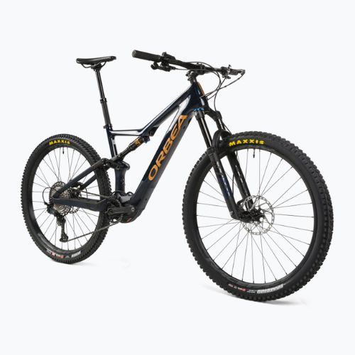 Orbea Rise M20 blau-goldenes Elektrofahrrad M36020YX