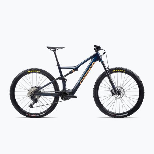 Orbea Rise M20 blau-goldenes Elektrofahrrad M36020YX