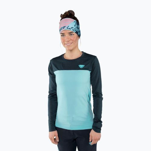 DYNAFIT Traverse S-Tech Damen Wander-T-Shirt blau 08-0000071607