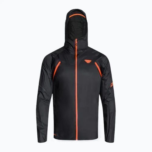 Herren DYNAFIT Ultra 3L Laufjacke schwarz und orange 08-0000071754