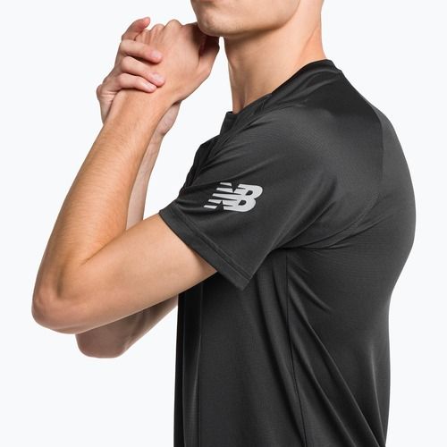 New Balance Herren Tenacity Fußball Training T-Shirt schwarz MT23145PHM