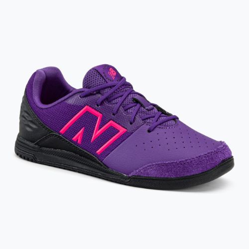 New Balance Audazo V6 Command IN Fußballschuhe für Kinder lila