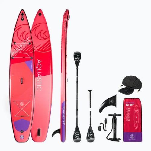 Board SUP AQUASTIC Touring 12'6" rot