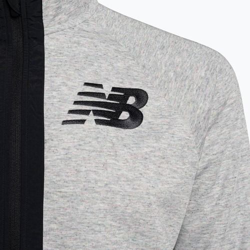 New Balance Uni-Ssentials Moments graue Trainingsjacke UJ31053SXY