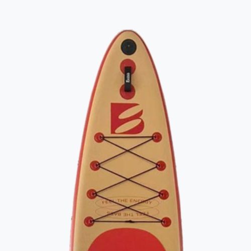 SUP Brett Bass Touring 12' PRO + Extreme Pro M+ rot