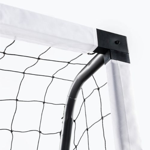 OneTeam One Fußballtor 300 x 160 cm aus verzinktem Stahl weiß/schwarz