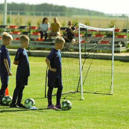 OneTeam Flex Fußballtor 240 x 150 cm weiß OT-SNG2415