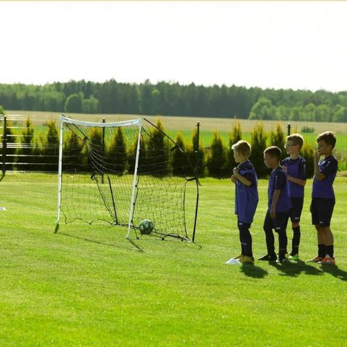 OneTeam Flex Fußballtor 240 x 150 cm weiß OT-SNG2415