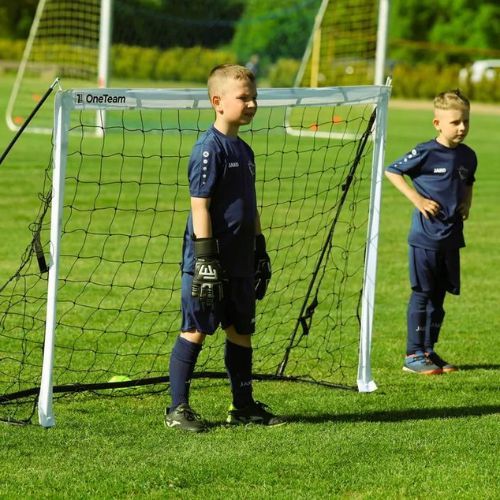 OneTeam Flex Fußballtor 180 x 120 cm weiß OT-SNG1812