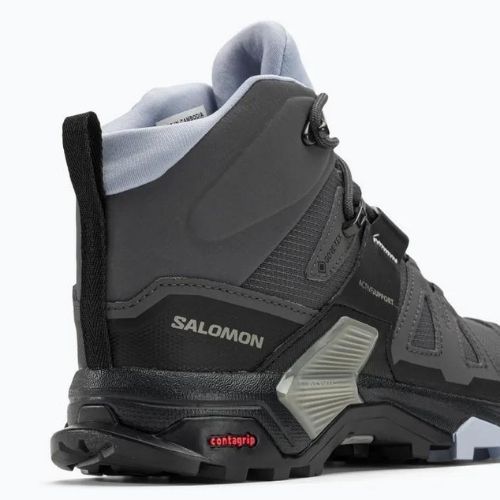 Damen-Trekkingschuhe Salomon X Ultra 4 Mid GTX magnet/schwarz/zen