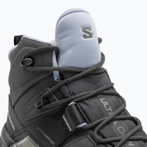Damen-Trekkingschuhe Salomon X Ultra 4 Mid GTX magnet/schwarz/zen